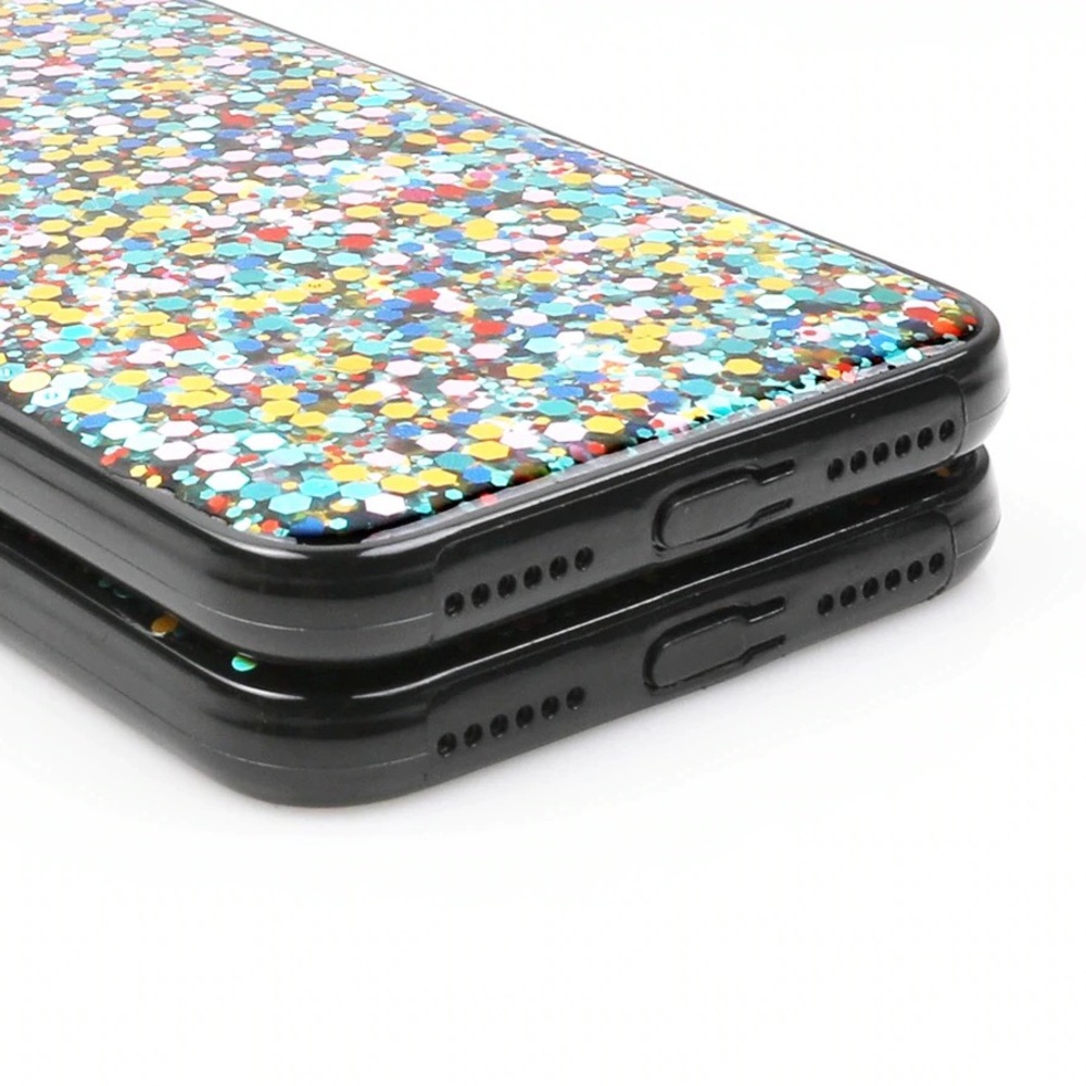 NEW iPhone 7/8 Layered Glitter Soft Case - Picture 3 of 4